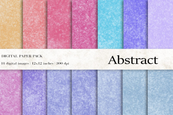 Abstract Watercolor Digital Papers: A Versatile Creative Resource
