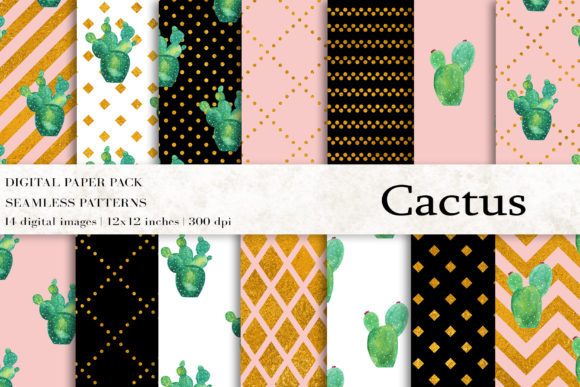 Cactus Digital Papers: A Versatile Design Resource for Creative Projects