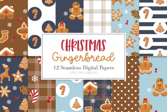 Digital Paper Gingerbread Cookies: A Versatile Tool for Modern Creatives