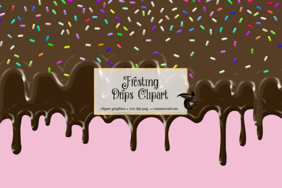 Frosting Drips Clipart: A Versatile Digital Resource for Creative Projects