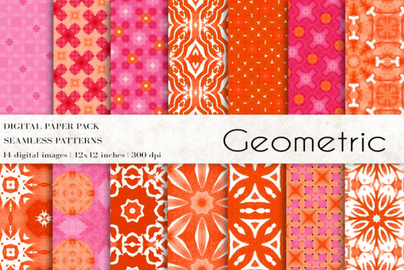 Geometric Boho Digital Papers: A Strategic Design Resource for Creatives and Entrepreneurs
