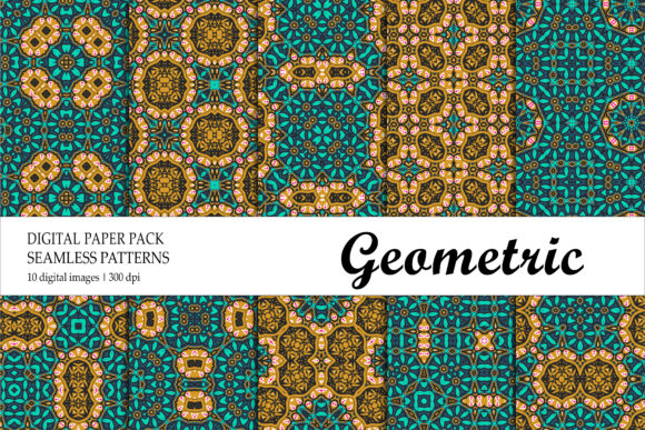 Geometric Seamless Abstract Patterns: A Versatile Tool for Creative Workflows