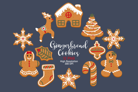 Gingerbread Clip Art: A Festive Addition to Your Creative Projects