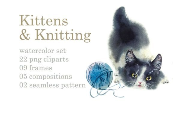Watercolor Kitten Yarns: A Creative Collection for Every Project